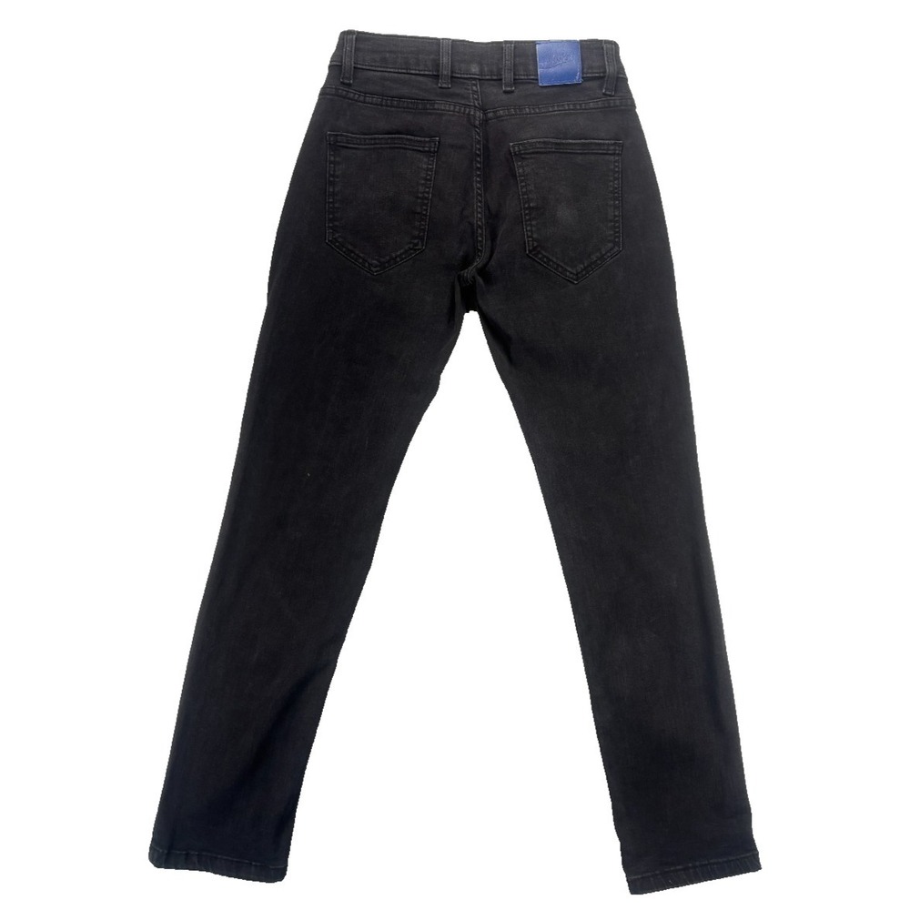 Mugsy Fulton's Jeans Mens Size 28x30 Dark Wash Slim Fit Stretch - Picture 5 of 15